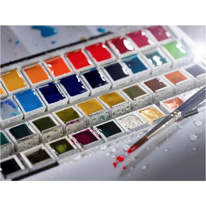 Van Gogh Watercolour Plastic Case Set with 12 Colours in 10ml Tube