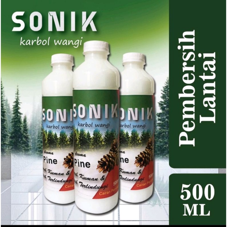 PEMBERSIH LANTAI KARBOL SONIK 500ML KARBOL WANGI KOPI COKELAT LEMON PINUS KARBOL MURAH