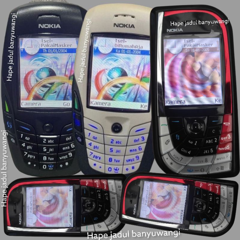 ⭐⭐⭐⭐⭐(kualitas terbaik) Nokia 6600 7610 6630 6670 6680 n70 x3 00 6303 6103 6131 HP jadul second orig