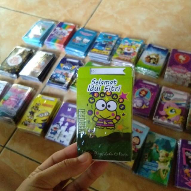 AMPLOP LEBARAN UKURAN MEDIUM KARAKTER LUCU