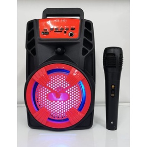 SPEAKER BLUETOOTH KTS 1401 SALON BASS PORTABLE WIRELESS TANPA MIC KARAOKE