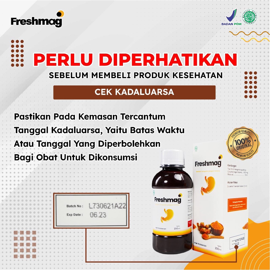 Freshmag – Fresmag Presmag Presmah Madu Herbal 3x Lebih Efektif Atasi Masalah Asam Lambung GERD Infeksi Pada Lambung Terapi Penyembuhan Maag Perkuat Organ Pencernaan Keluarkan Racun Dalam Perut Tambah Nafsu Makan Isi 200ml-5
