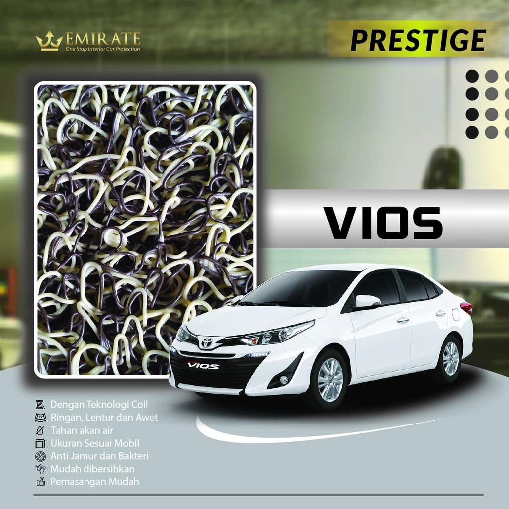 Karpet Mobil Mie Premium Pvc Coil Toyota Vios (Prestige)