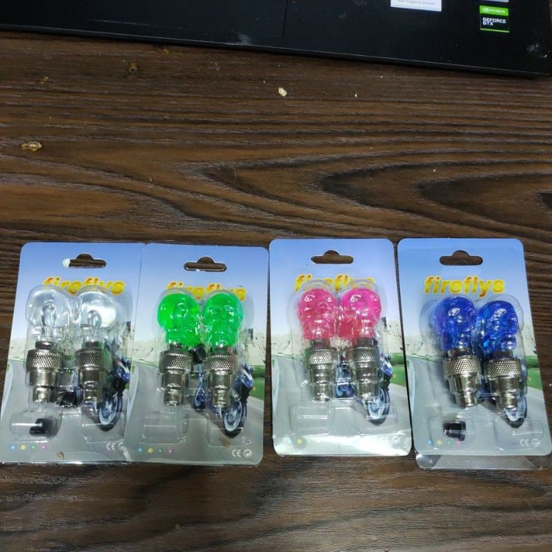 lampu LED tutup pentil tmodel tengkorak