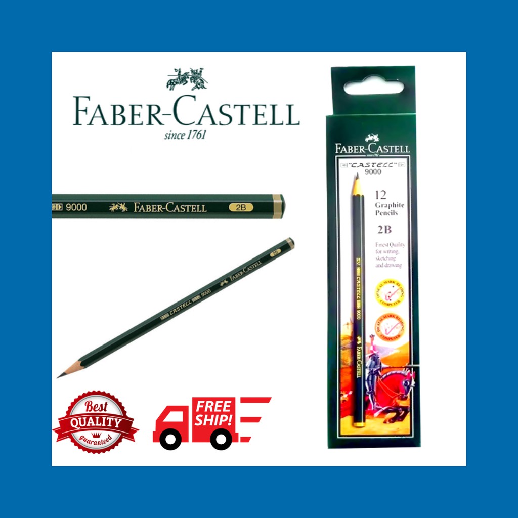 

Pensil Faber-Castell 9000 - 2B (12)