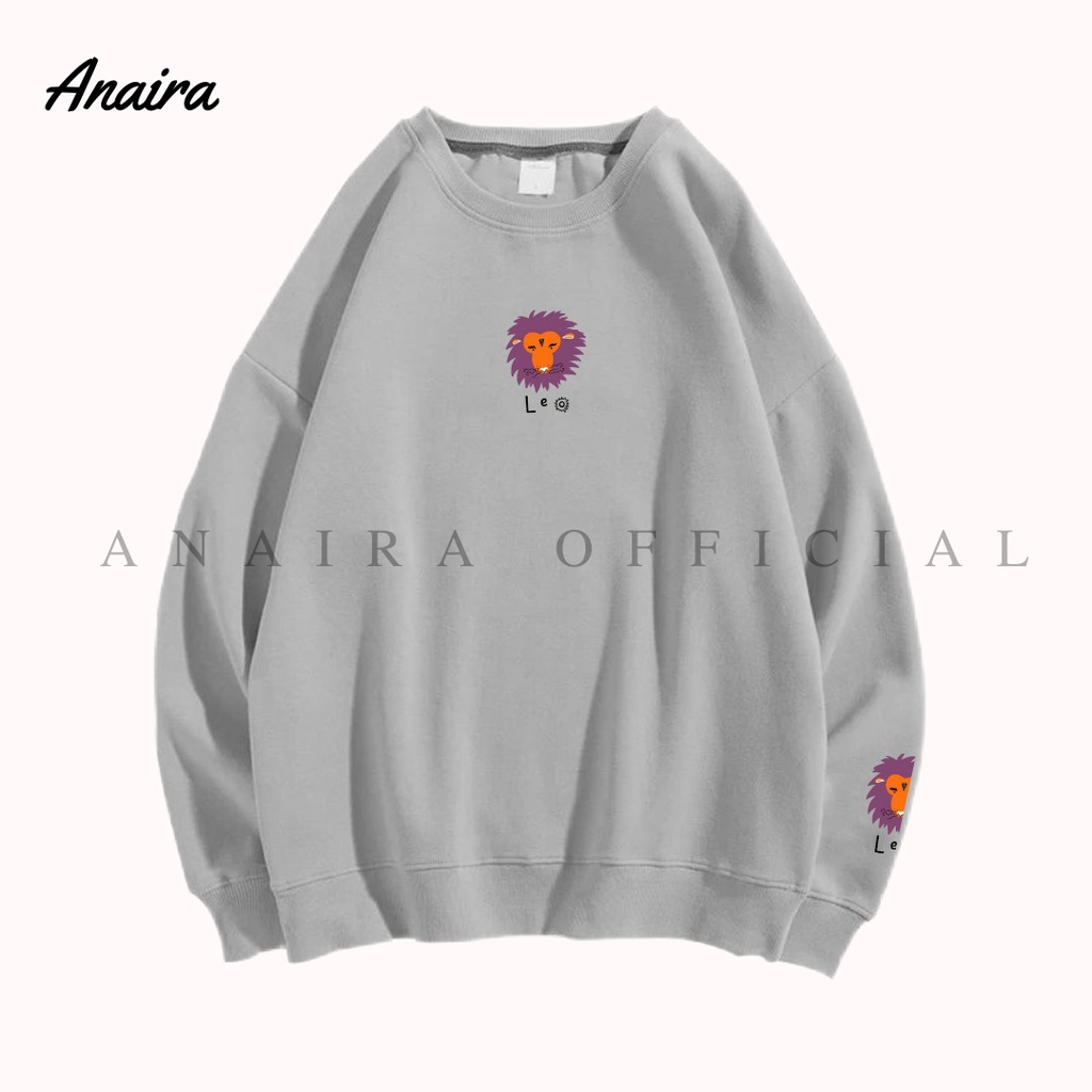 LEO SWEATER CREWNECK WANITA ANAIRAOFFICIAL