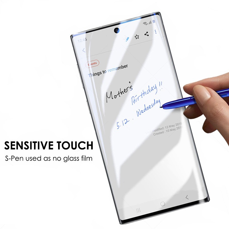 Nano Liquid UV Light Curved Glass Full Samsung NOTE 10 20 ULTRA 8 9 s10 s20 S21 S21+ S22 Ultra Antigores kaca