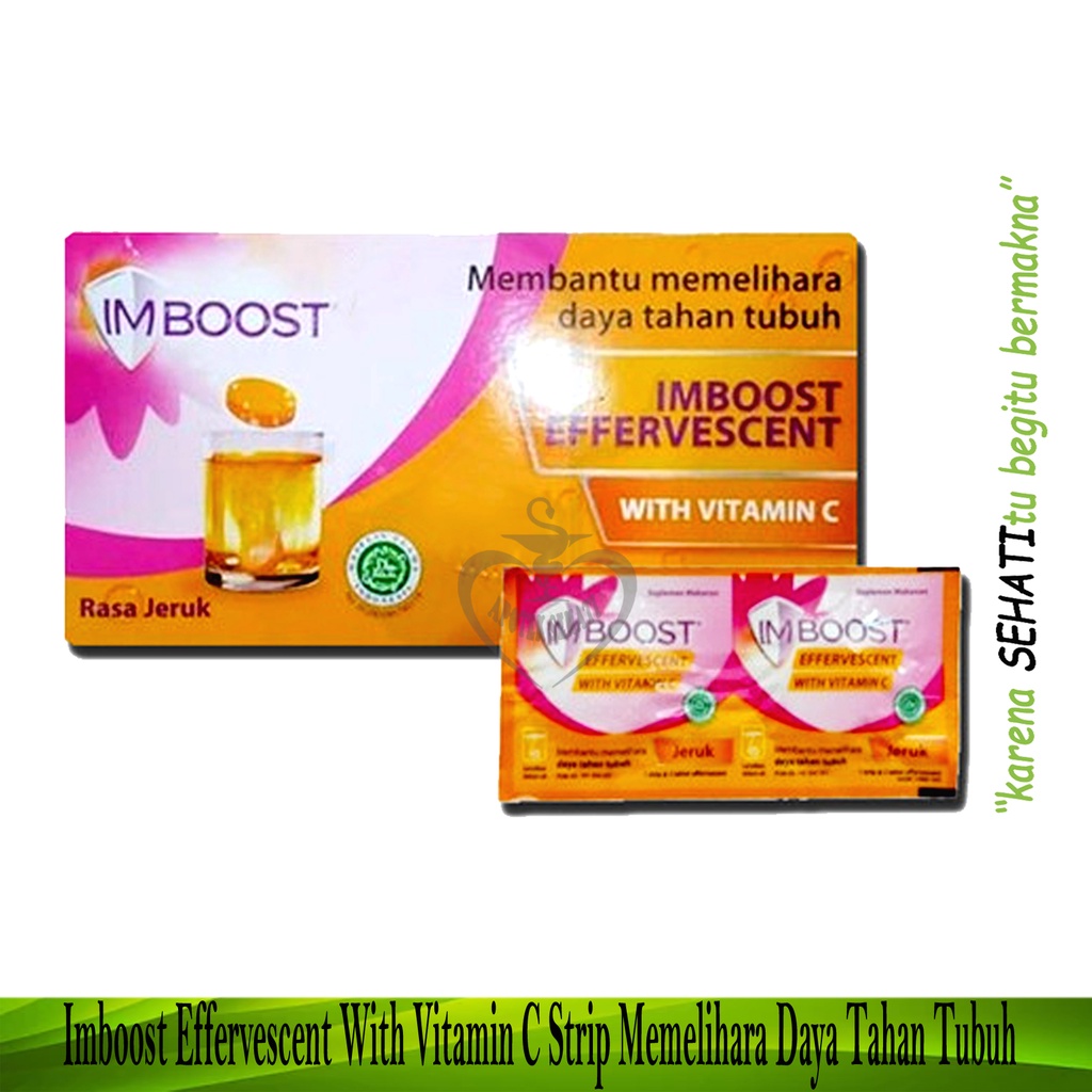 IMBOOST EFFERVESCENT WITH VIT C/ VIT DAYA TAHAN TUBUH