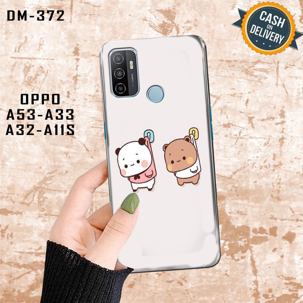 CASE Oppo A53/ A33 2020/ A32/ A11S - [DM372] - "quby" - Hardcase 3D Fullprint Doff - Fashion Case Ha