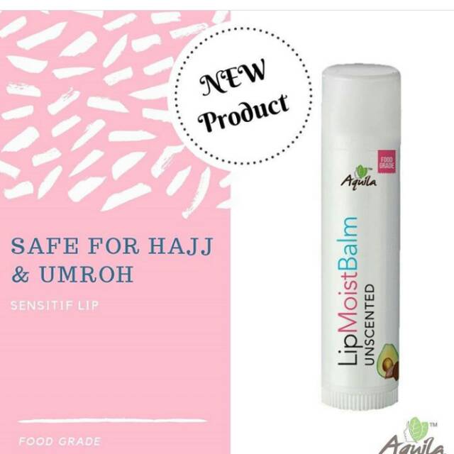 LIP MOIST BALM UNSCENTED AQUILA