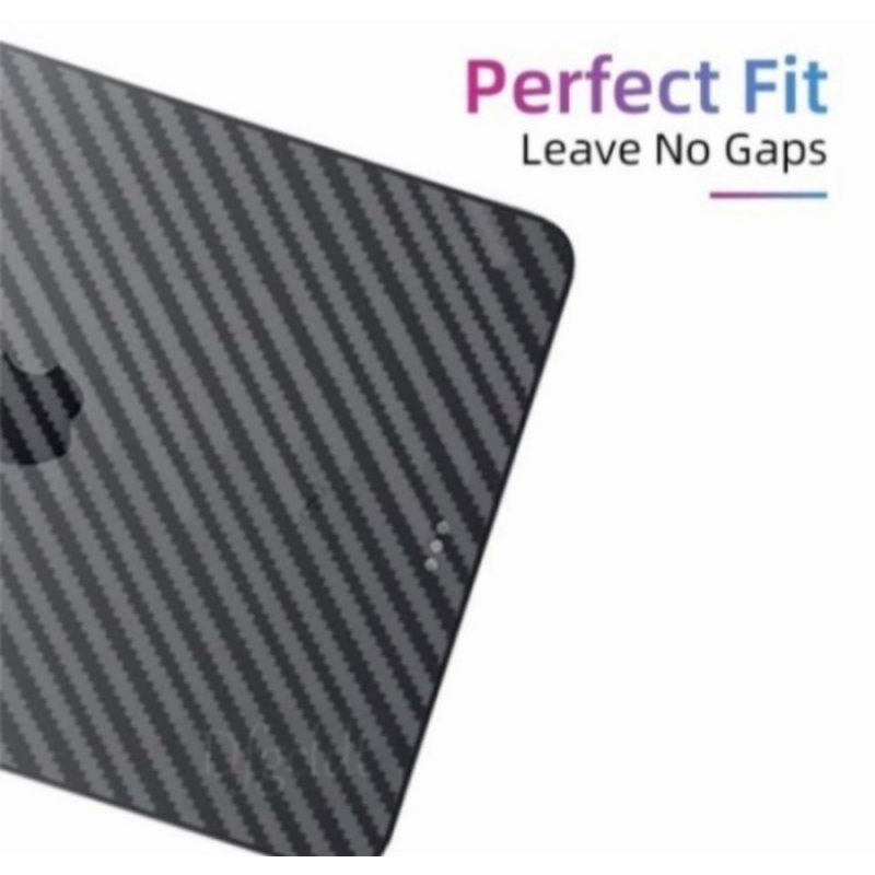 ipad AIR 4 skin carbon anti gores belakang karbon