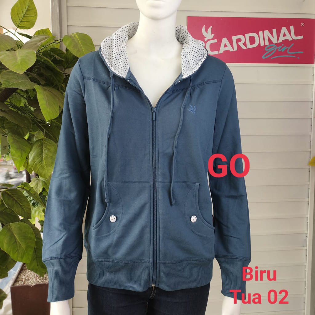 gos CARDINAL SWEATER GIRL 147 Pakaian Wanita Outerwear Jaket Cewek Sweater Katun Cardinal Original