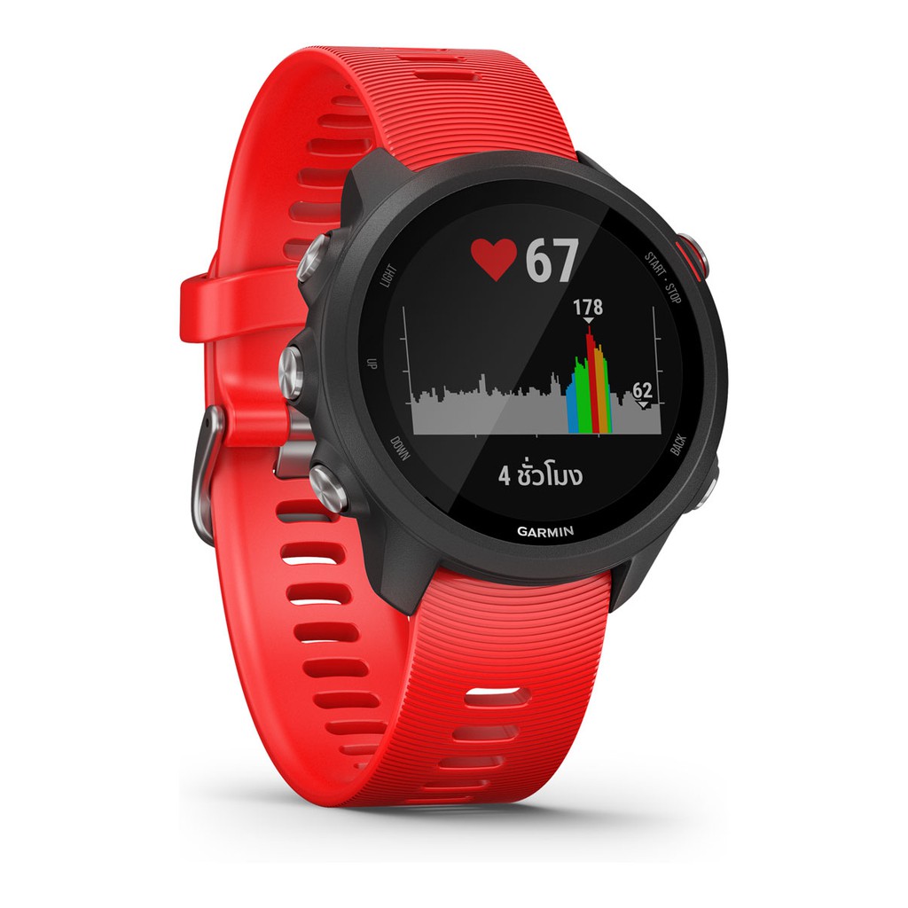 Garmin Forerunner 245 Music Lava Red - Tam 2 Tahun