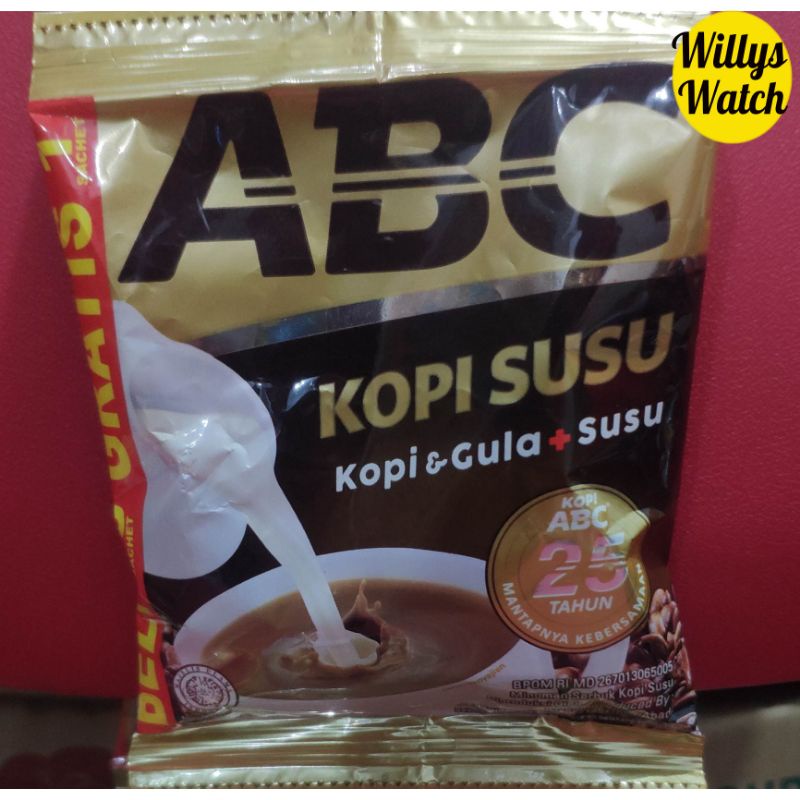 

ABC KOPI SUSU RENCENG ( 10 + 1 SACHET )