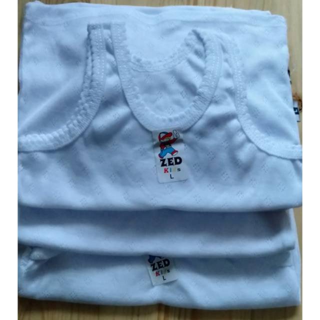 6 pcs kaos dalam bayi SNI size L