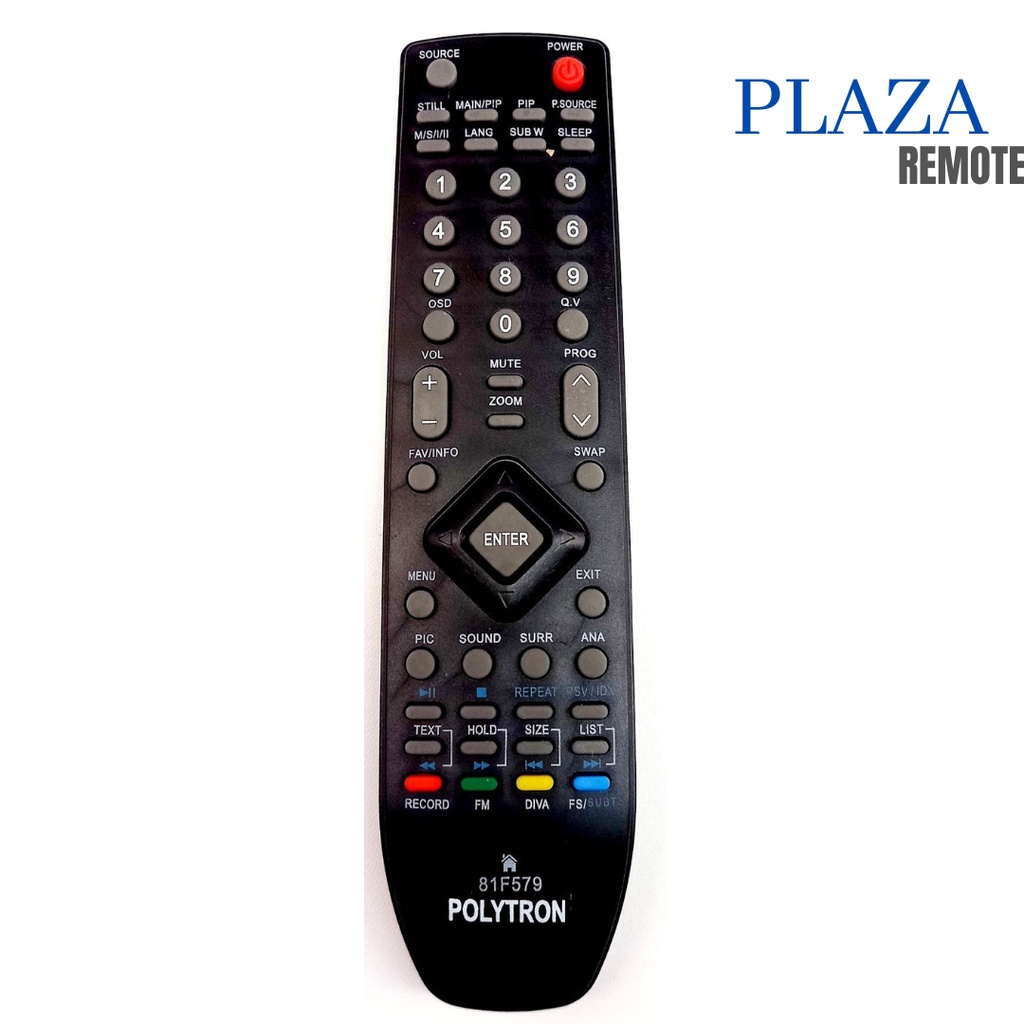 REMOTE POLYTRON TV LCD LED TABUNG FLAT 81F579