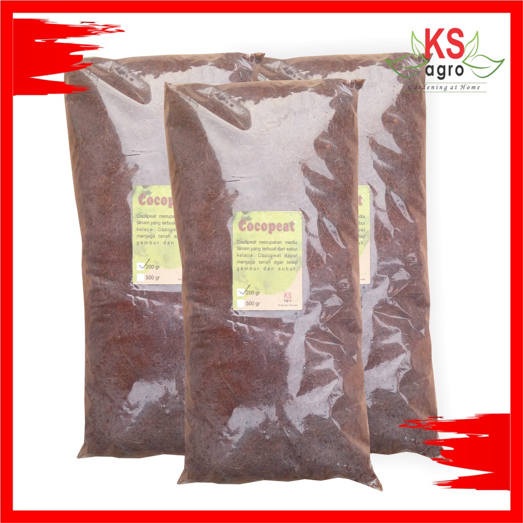 Cocopeat Halus 200gr / Sabut Kelapa Halus