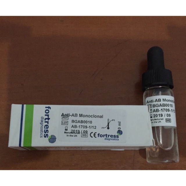 Golongan Darah Fortress Anti-AB (10ml)