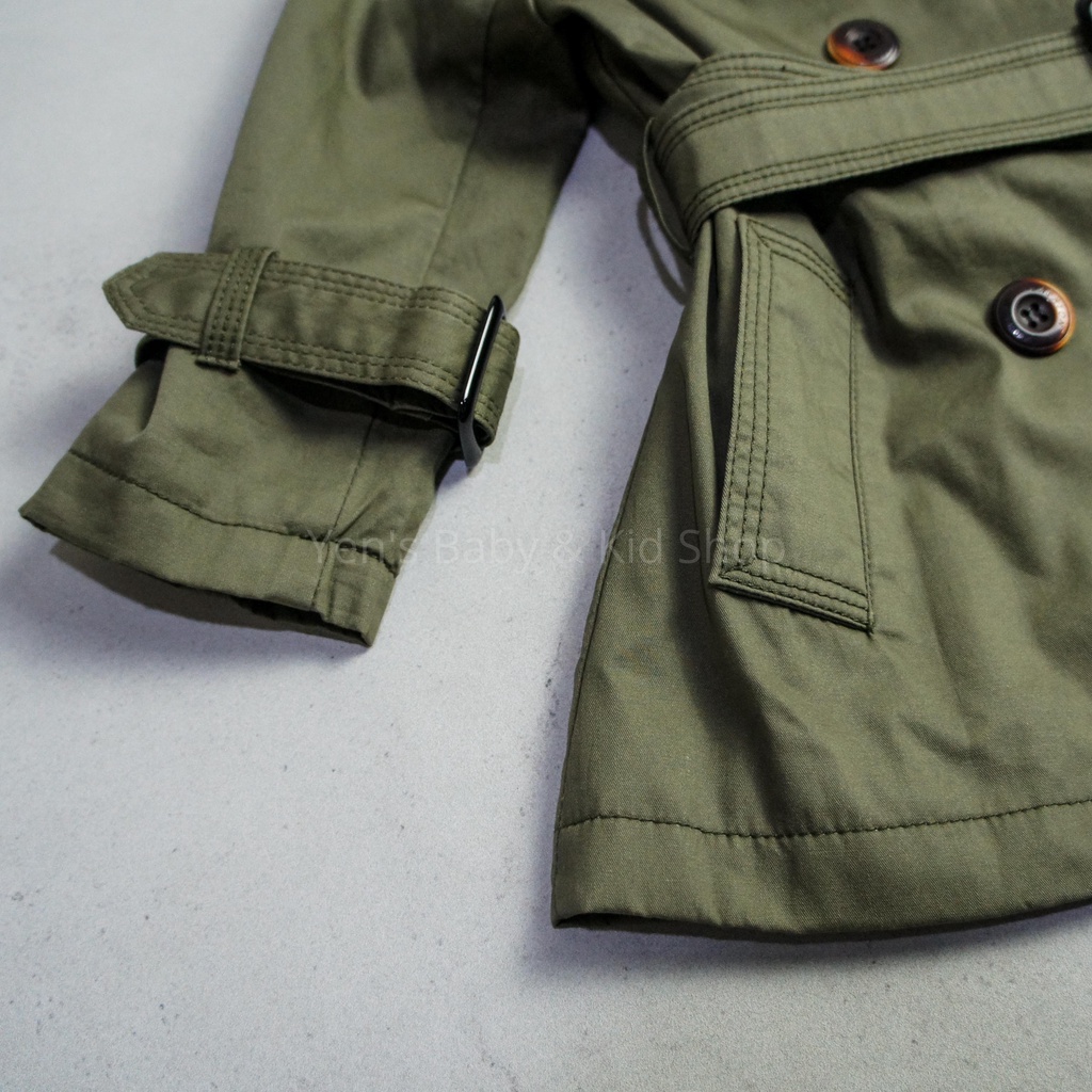 REVE ETOILE Jaket Coat Green | Jaket Anak