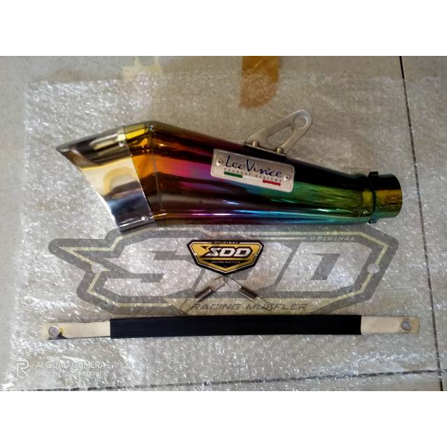 Silincer knalpot motor leovince pelangi