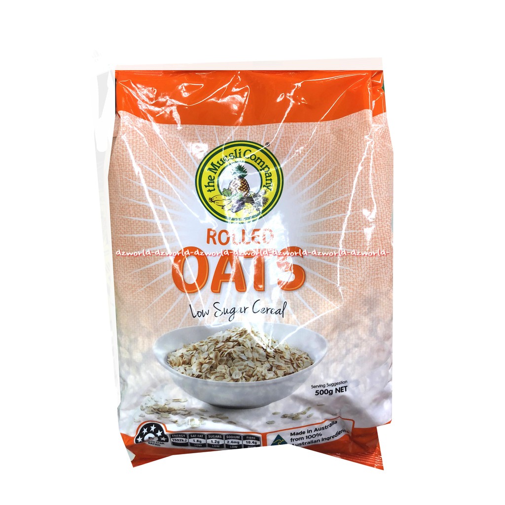 Rolled Oats Low Sugar Cereal Sereal Tanpa Gula 500gr