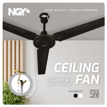 Kipas Angin Plafon Ceiling Fan Nagoya NG-56CFW