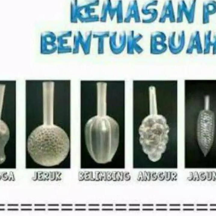 

CodeTt0T4--plastik es karakter model /bentuk buah isi 100 campur