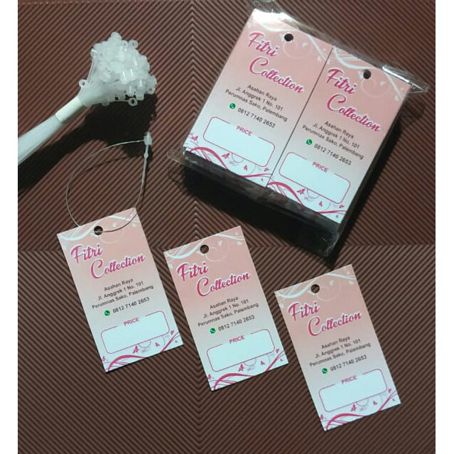 

HANGTAG 1 SISI (100pcs + FREE TALI)