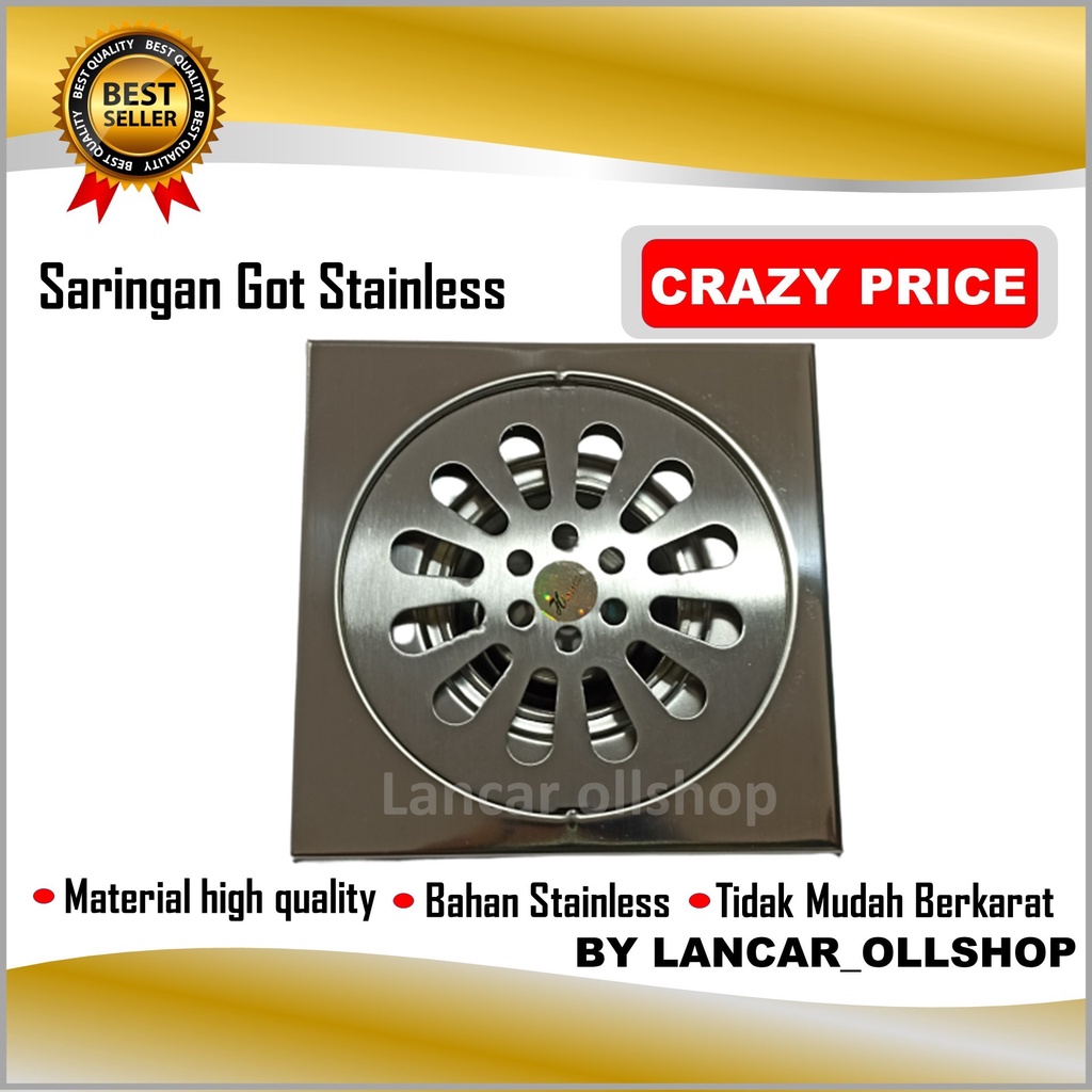 Saringan got stainless murah biasa