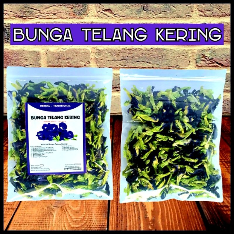 bunga telang kering 100gr