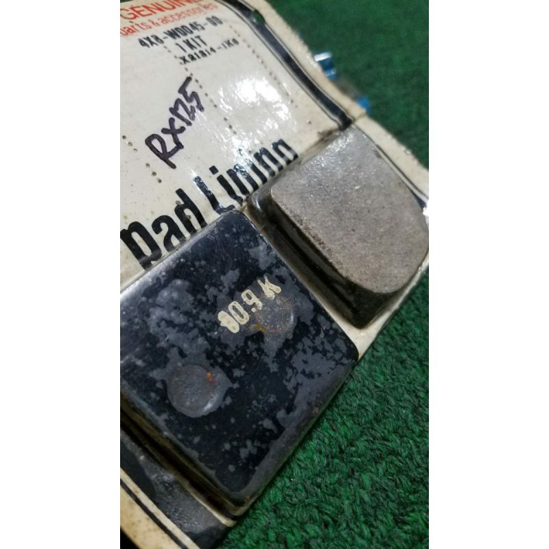 Kampas Rem Rim Depan Yamaha RX125 RX 125 Engkel Pad Lining NOS