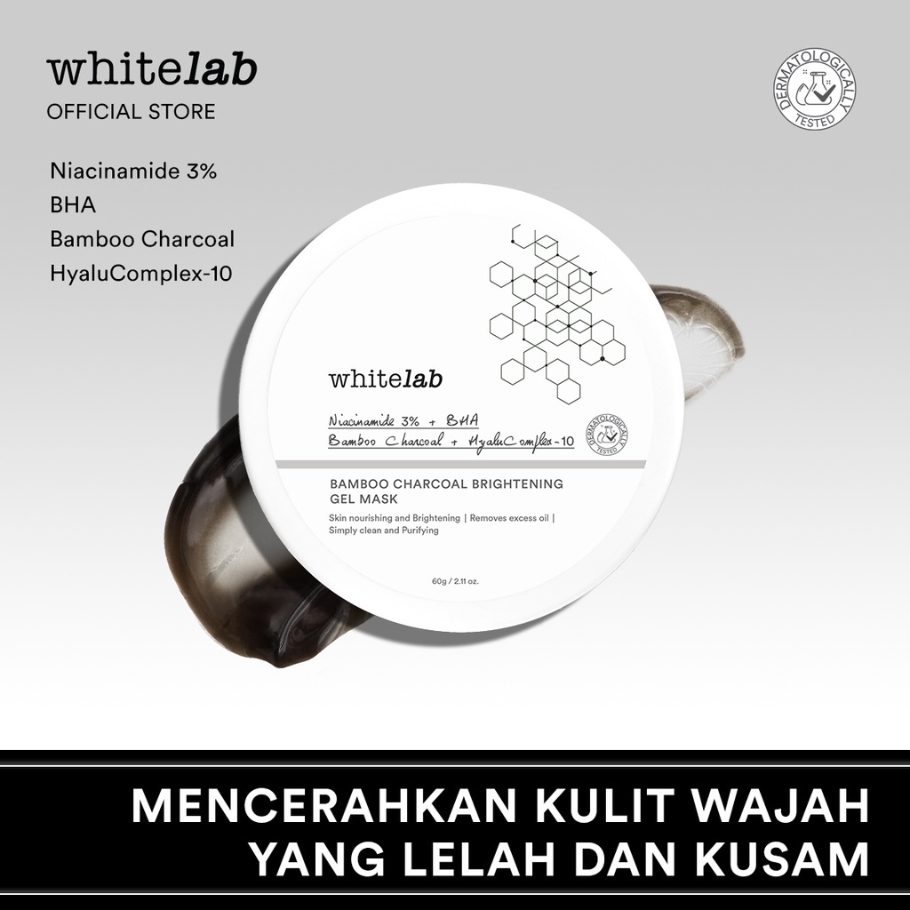 Whitelab Bamboo Charcoal Brightening Gel Mask White Lab