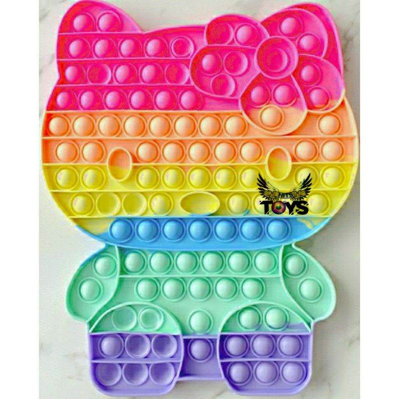 MAINAN ANAK POP IT JUMBO HELLO KITTY AND BURUNG HANTU