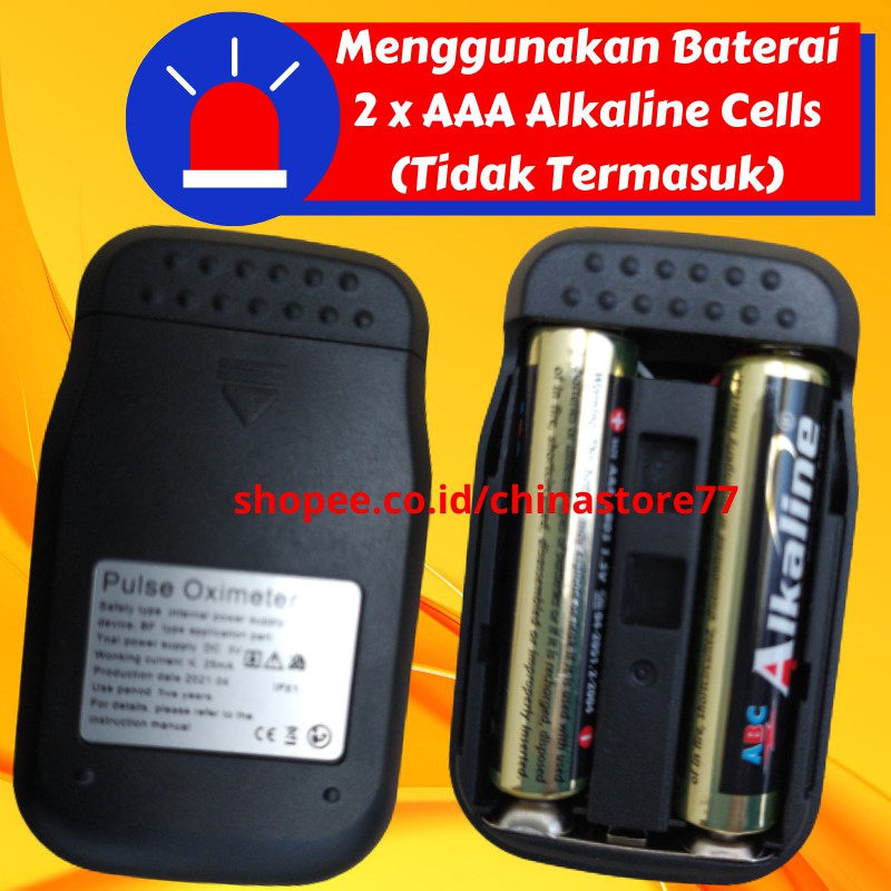 Oximeter fingertip Oxymeter saturasi Oksigen Alat pengukur kadar oksigen spo2 detak jantung A02