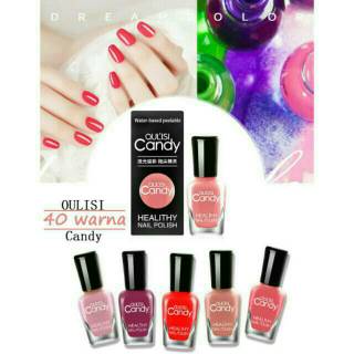 Kutek Halal Peel off Oulisi  Candy  1 20 tahan lama tidak 