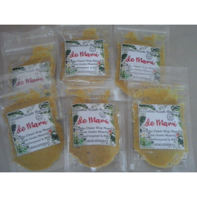 

Bumbu Dasar Kuah Santan De Mami