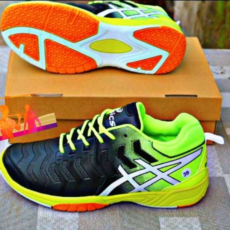 Sepatu Volly, Sepatu Badminton asic Gel Resolution 3 warna Sepatu Olahraga Pria