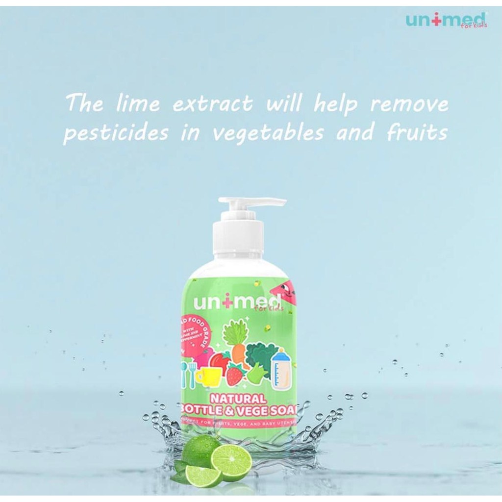 Unimed Home Edition - Natural Bottle and Vege Soap 500ml