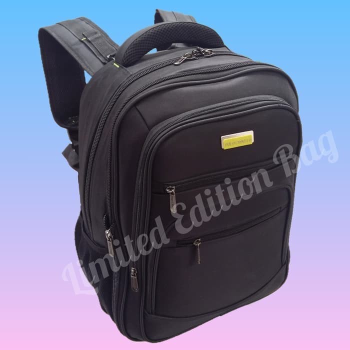 tas pria tas ransel pria tas punggung tas polo original 3 - Hitam