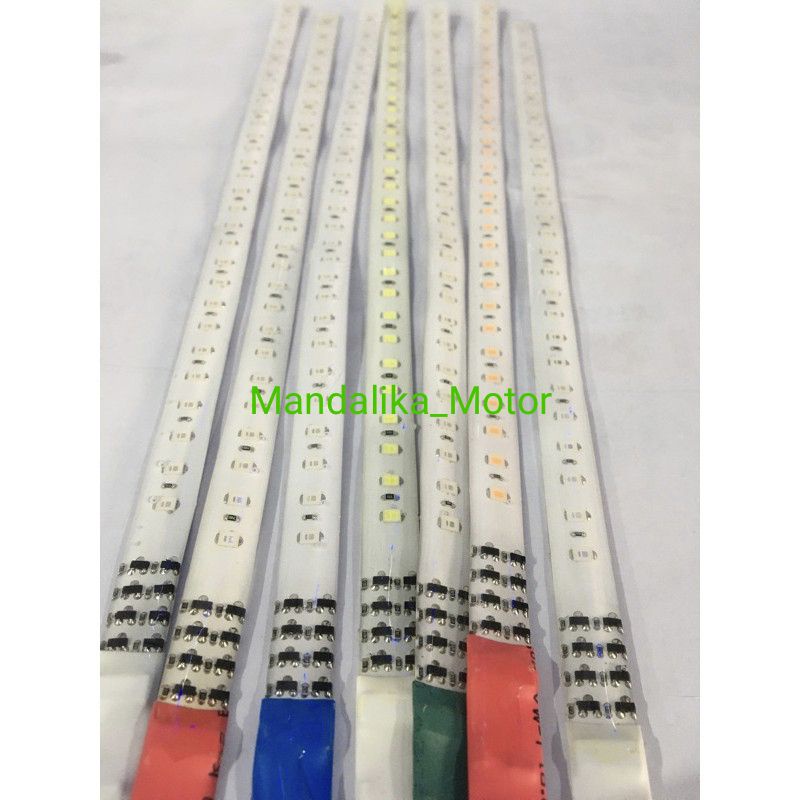 Lampu LED strip Flexible Fleksibel 32 LED 30cm Running 8 mode 12v mobil motor waterproof Mobil Motor