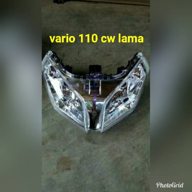 asr-Headlamp reflektor lampu depan vario cw 110 lama karburator