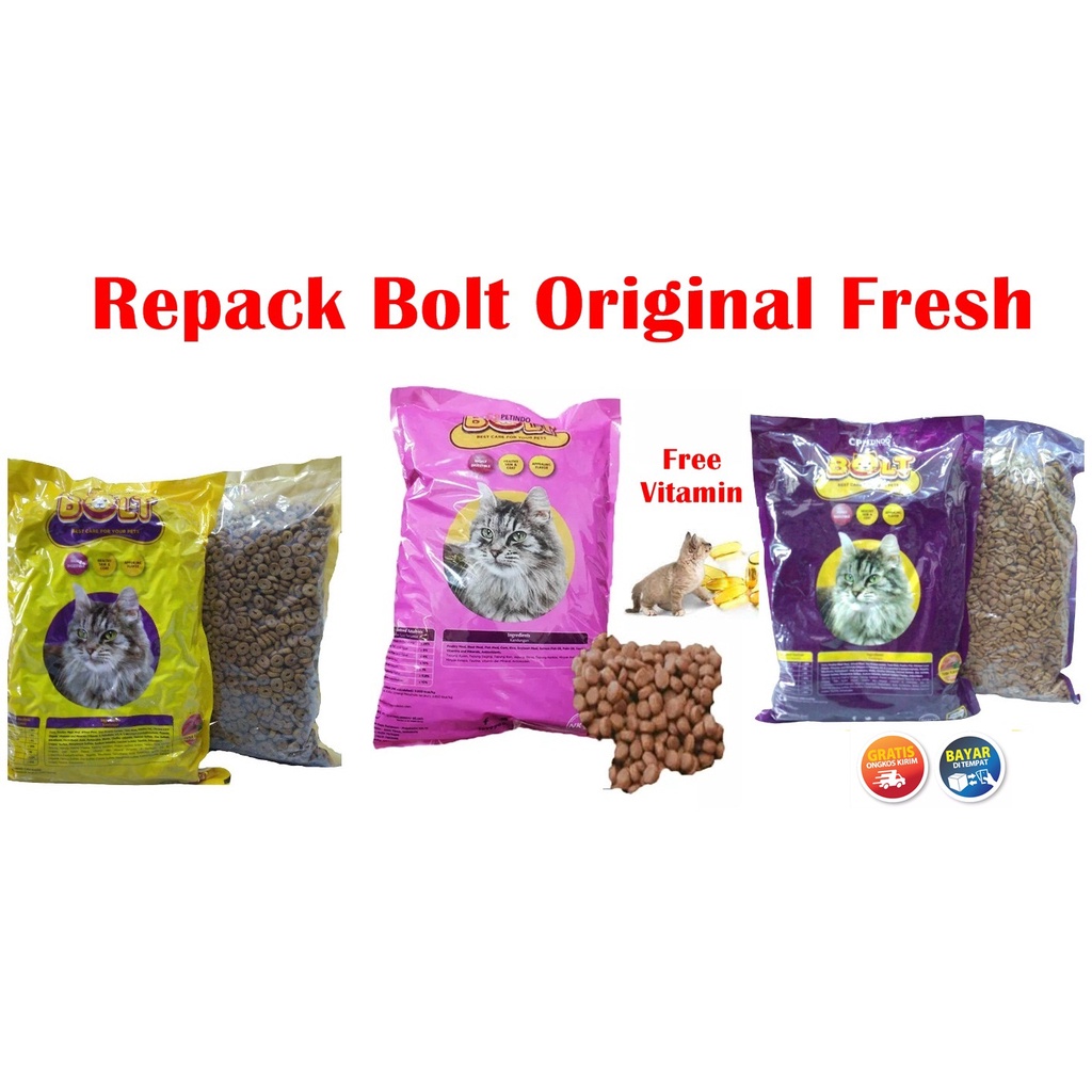 Makanan Kucing Bolt Tuna 1kg Cat Food