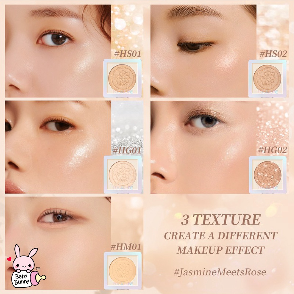 ❤ BELIA ❤ FOCALLURE Shimmering Skin Highlighter FA234 | Highlighter Pressed | Shimmering | BPOM