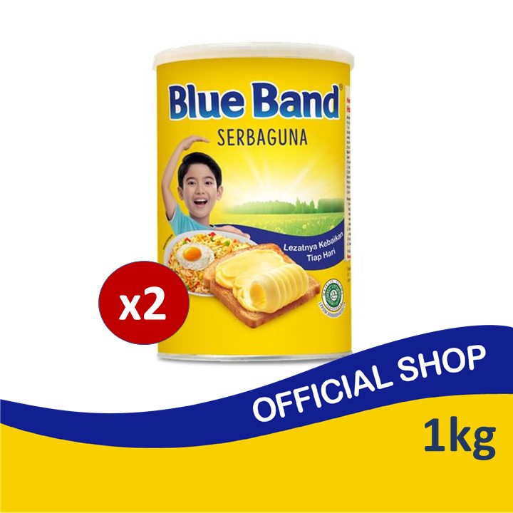 

Blue Band Serbaguna Margarin 1 Kg - 2 pcs