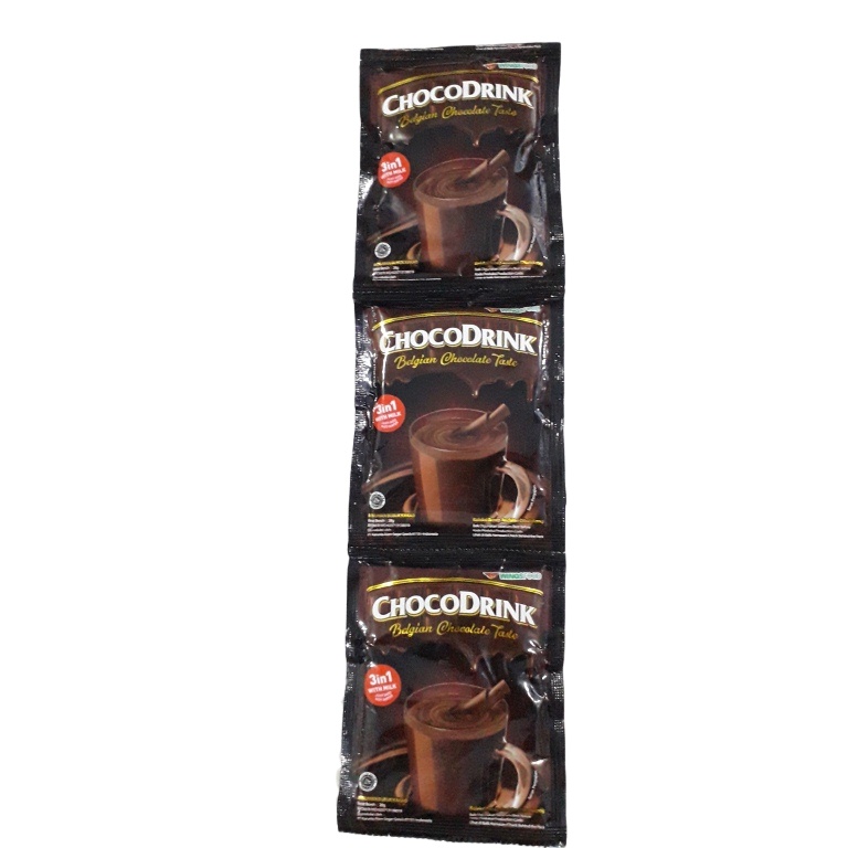 Chocodrink Belgian Chocolate Taste 28g X 5 Sachet /centraltrenggalek