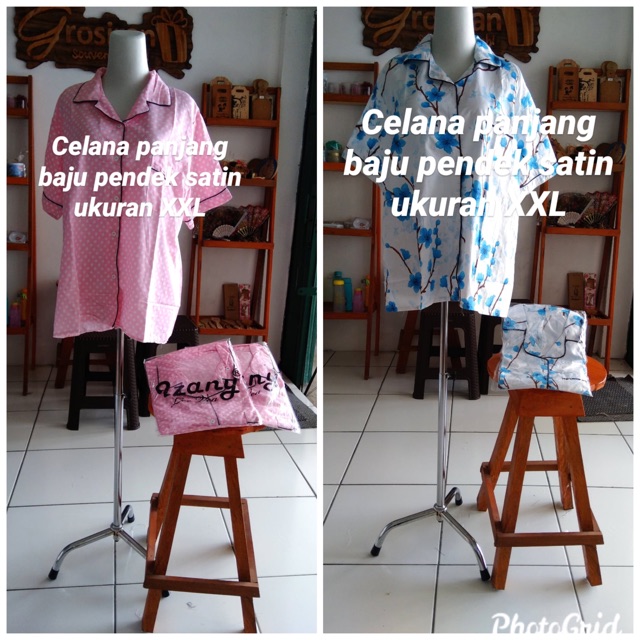 Baju tidur bahan satin