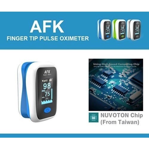 Fingertip Pulse Oximeter SP02 Saturation AFK Original Monitor LED