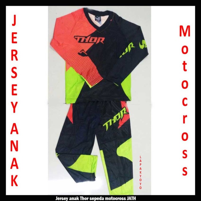 Jersey Sepeda Anak Boy Kids Printing Thor sepeda motocroshorts JATH