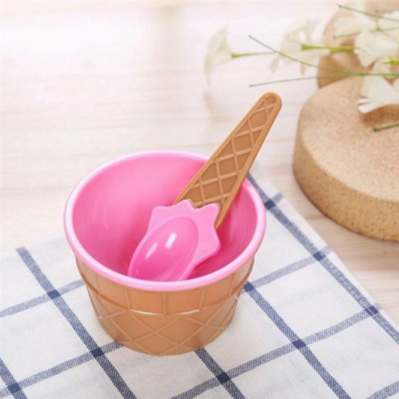 Mangkok Es Krim Mangkok Ice Cream Bowl Set Ice Cream Mangkuk Es Krim