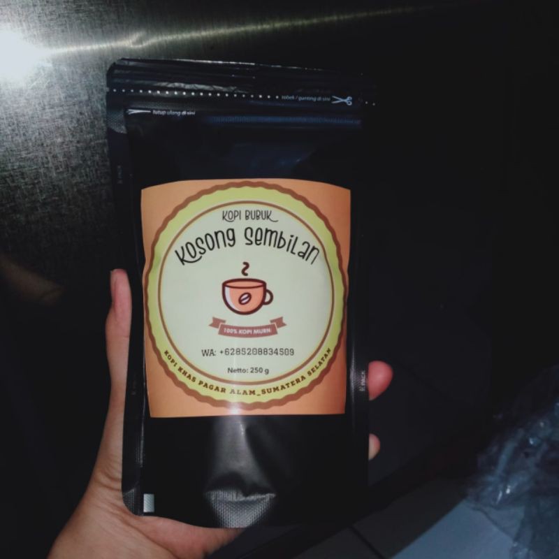 

Kopi Bubuk Kosong Sembilan